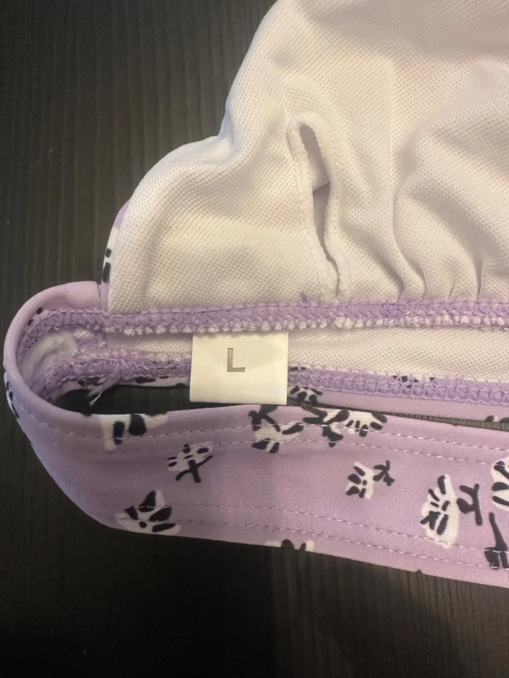 NWT-LuckyBop Three piece Lavender bikini w/skirt-Size Large